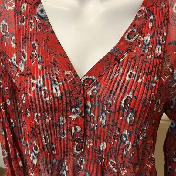 Veronica Beard silk blouse. Sheer. Size 4 - Picture 3 of 11